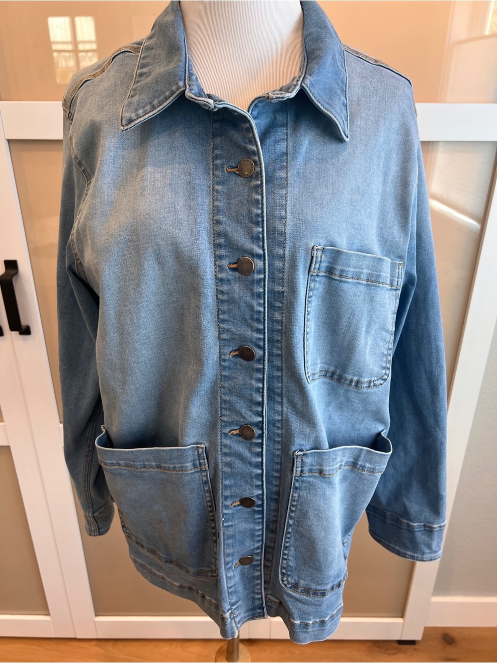 Denim Chore Jacket - Picture 3 of 9
